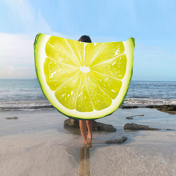 Fashion-Women-3D-Lemon-Watermelon-Fruit-Printed-Beach-Towel-Round-Yoga-Mat-Shawl-1163089