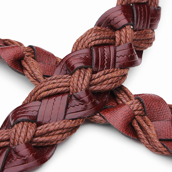 110CM-Women-Belt-Bonded-Leather-Weaving-Pattren-Pin-Buckle-Strip-975366