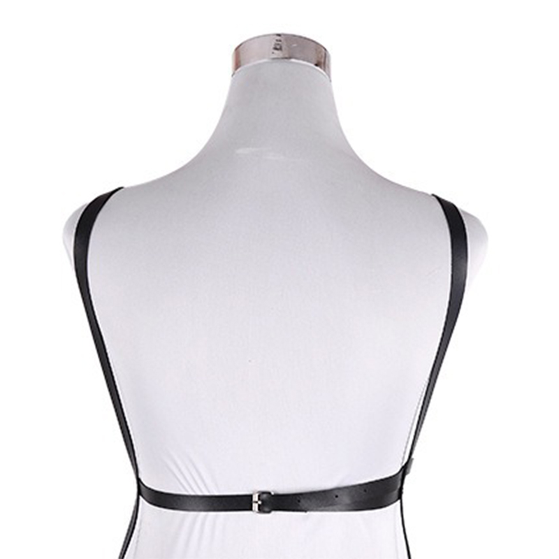 Women-PU-Leather-Upper-Body-Binding-Rivet-Star-Straps-Tieband-Single-Lap-Adjustable-Fashion-Belt-1406433