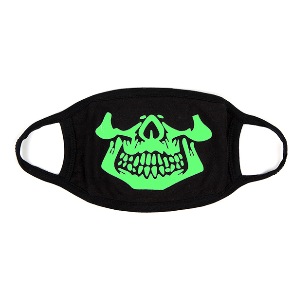 Unsiex-Men-Noctilucence-Luminous-Green-Cartoon-Skeleton-Pattern-Anti-Dust-Cotton-Mouth-Mask-1079687