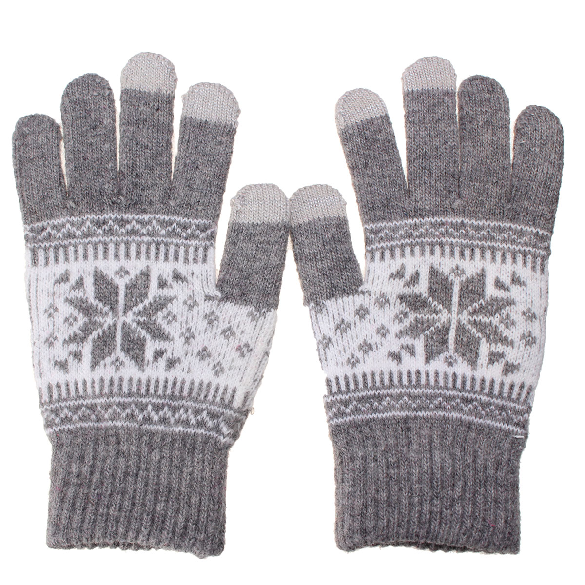 Unisex-Men-Women-Knitted-Snowflake-Smartphone-Touch-Screen-Gloves-Full-Finger-Mittens-1012825