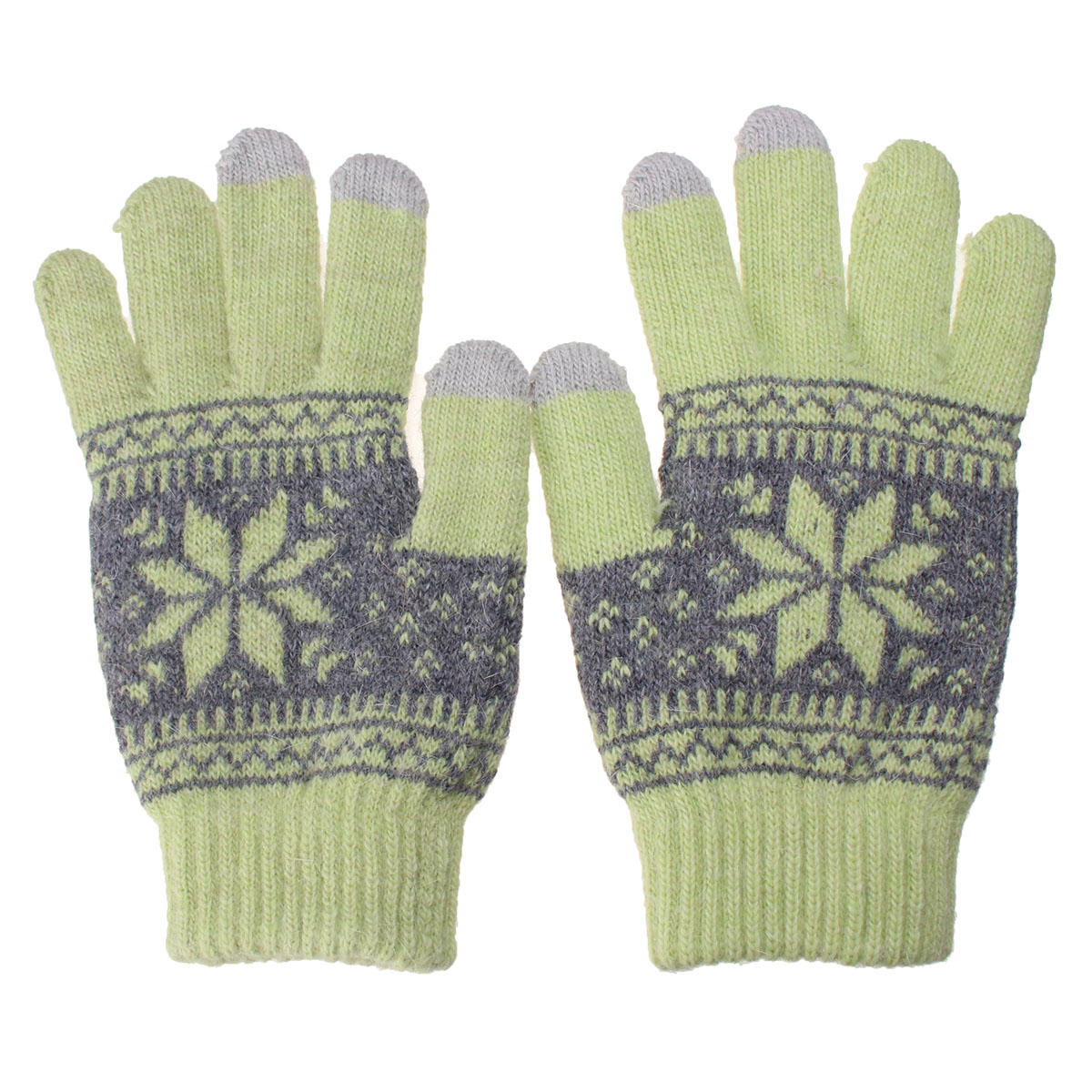 Unisex-Men-Women-Knitted-Snowflake-Smartphone-Touch-Screen-Gloves-Full-Finger-Mittens-1012825