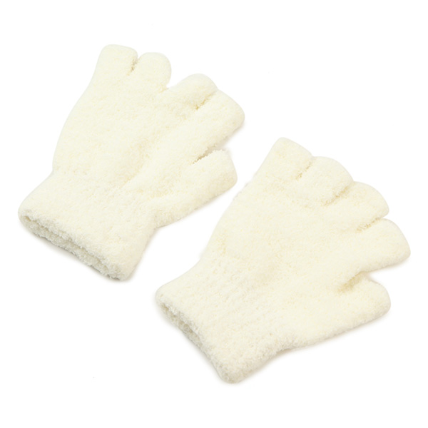Women-Girl-Soft-Coral-Fleece-Gloves-Fingerless-Pure-Color-Short-Mittens-1004292