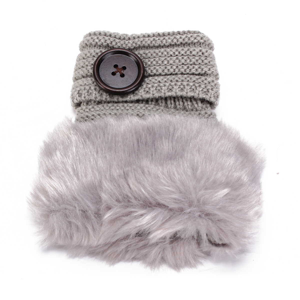 Women-Ladies-Crochet-Knitted-Fingerless-Gloves-Button-Decorative-Fur-Mittens-1012217