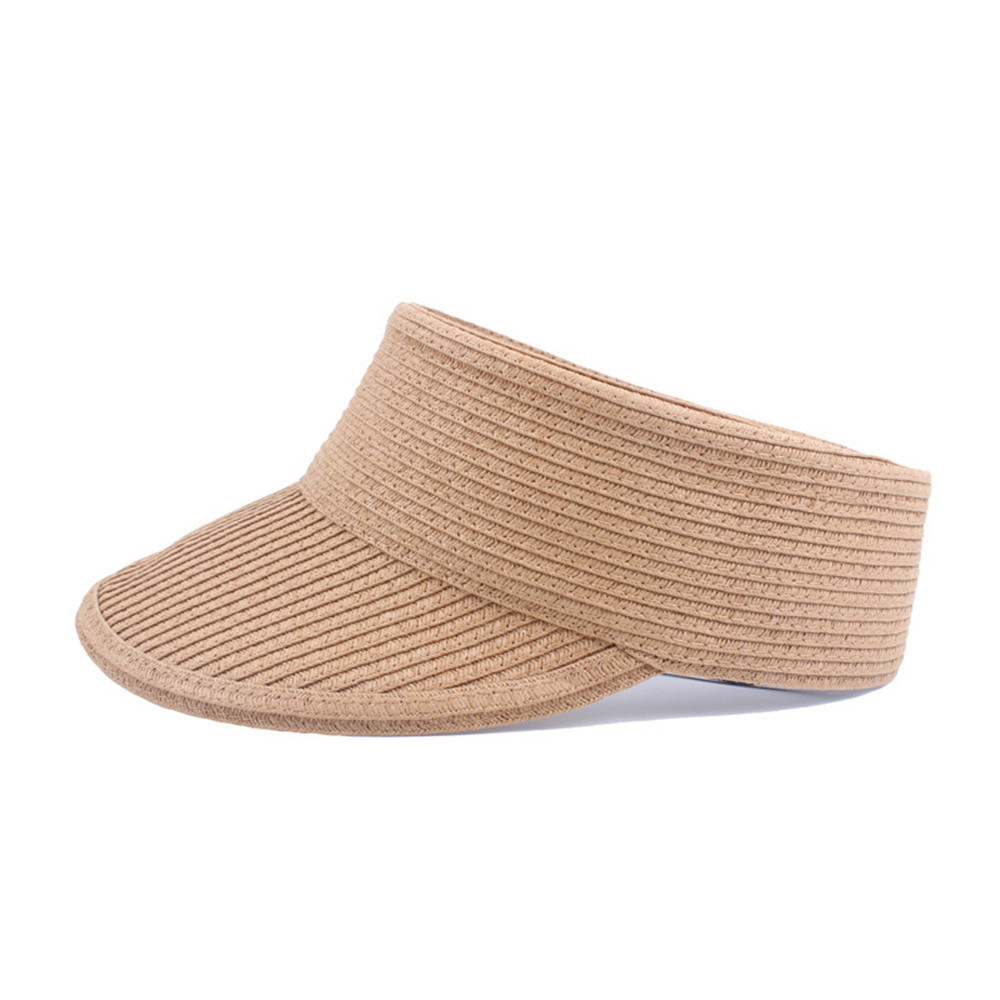 Women-Summer-Outdoor-Foldable-Straw-Hat-Breathable-Wide-Brim-Sunscreen-Empty-Top-Hat-1301685