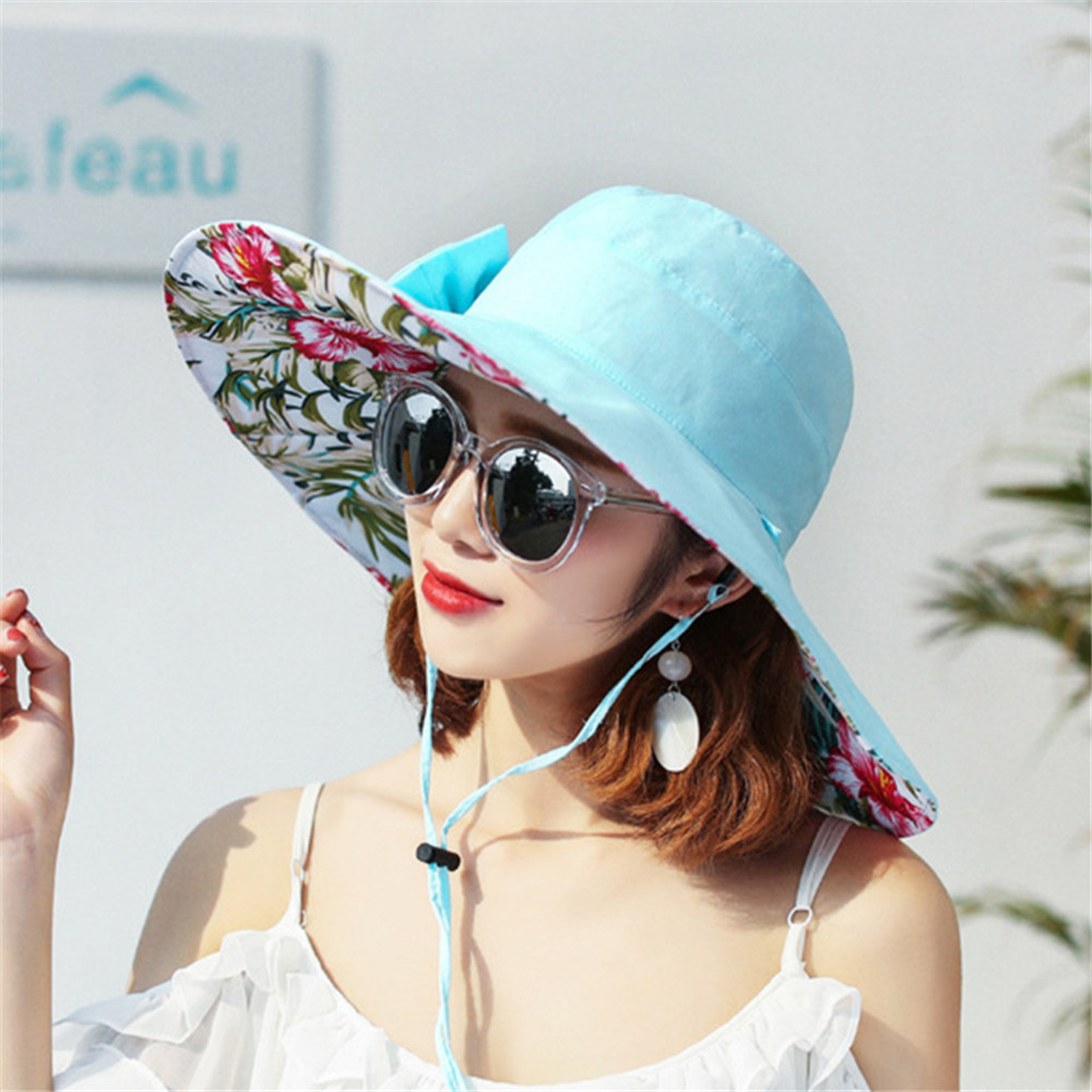 Women-Summer-Travel-Wide-Brim-Visor-Hat-UV-Protection-Printing-Sunshade-Hat-1301704