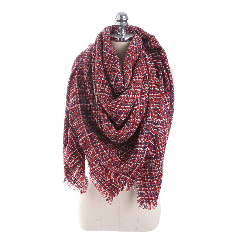 140CM-Winter-Warm-Scarf-For-Women-Plaid-Neck-Large-Scarf-Wrap-Shawl-1198471