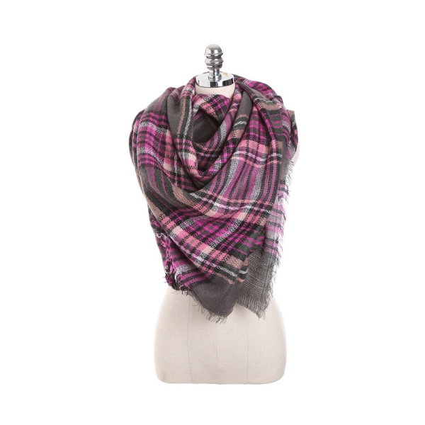 140CM-Women-Autumn-Plaid-Blanket-Scarf-Wraps-Casual-Warm-Soft-Scarves-1198408