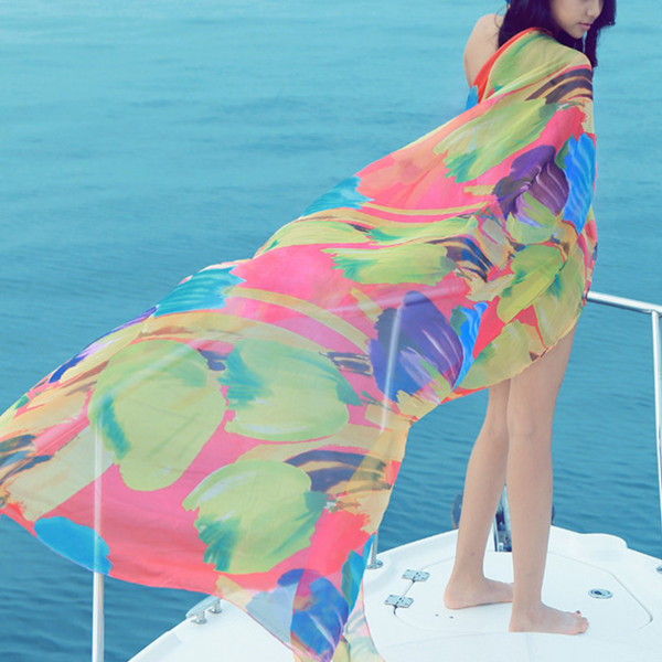 180150CM-Women-Summer-Chiffon-Beach-Towels-Long-Scarf-Sunscreen-Printed-Soft-Shawl-1145673