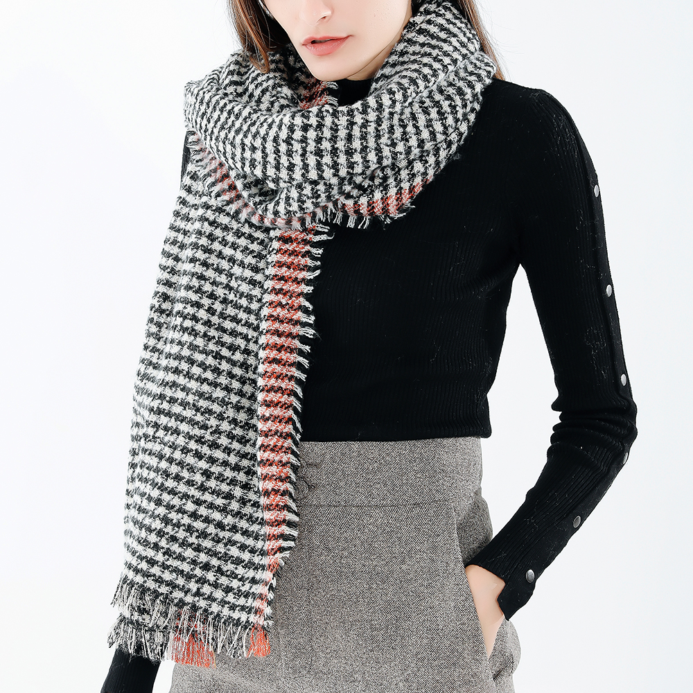 19070CM-Women-Winter-Warm-Acrylic-Plaid-Scarf-Outdoor-Large-Size-Shawl-with-Tassel-1354038