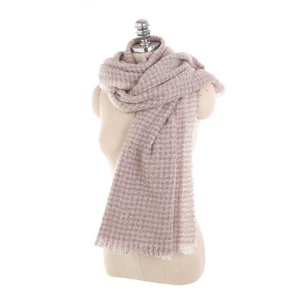 19070CM-Women-Winter-Warm-Acrylic-Plaid-Scarf-Outdoor-Large-Size-Shawl-with-Tassel-1354038