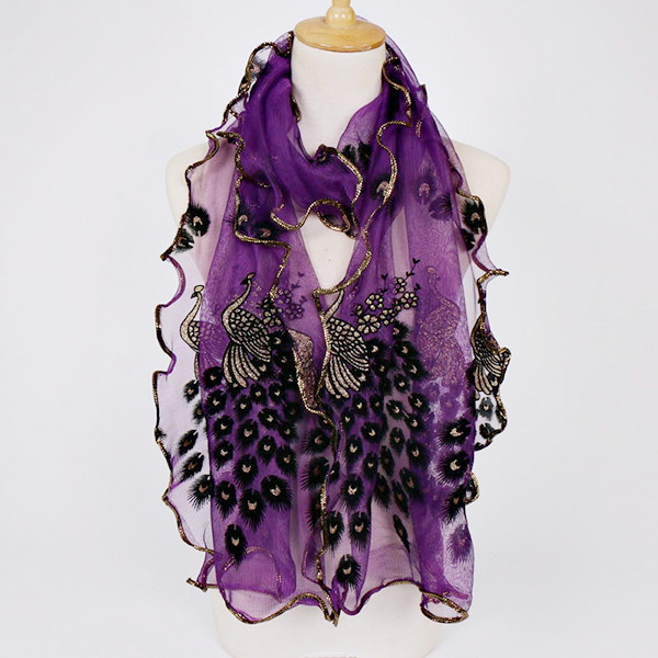 190CM-Women-Peacock-Pattern-Lace-Scarves-Shawl-Casual-Travel-Soft-Scarf-1192599