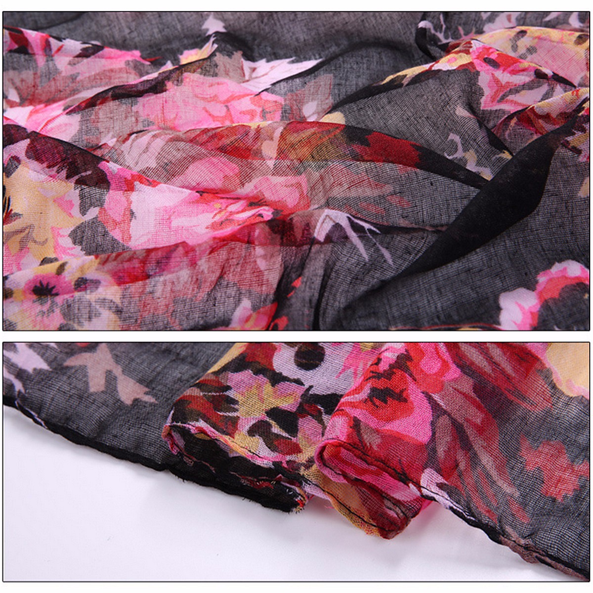 Women-Ladies-Peony-Flower-Printed-Voile-Scraves-Floral-Stole-Long-Soft-Shawl-Wrap-1045009