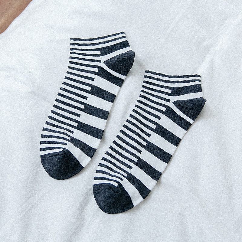 Men-Winter-Warm-Cotton-Striped-Low-Cut-Socks-Outdoor-Deodorization-Durable-Ankle-Sock-1360810