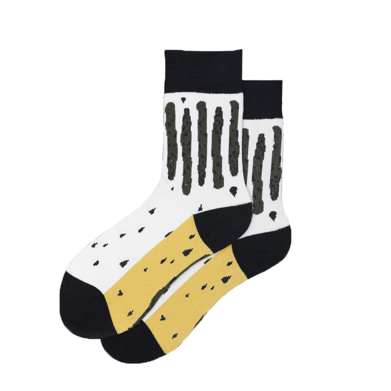 Unisex-Jacquard-Fashion-Middle-Tube-Socks-Retro-Pattern-Socks-1391155