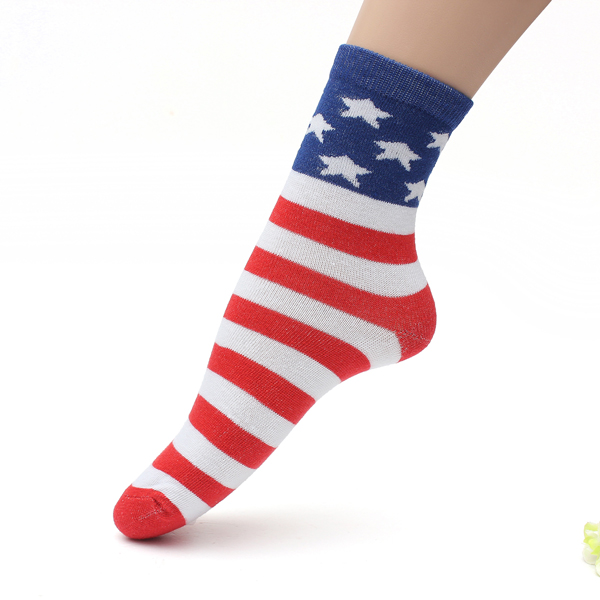 Unisex-Tube-Socks-Casual-Crew-Ankle-American-USA-Star-Flag-Stripes-Glory-Socks-940462