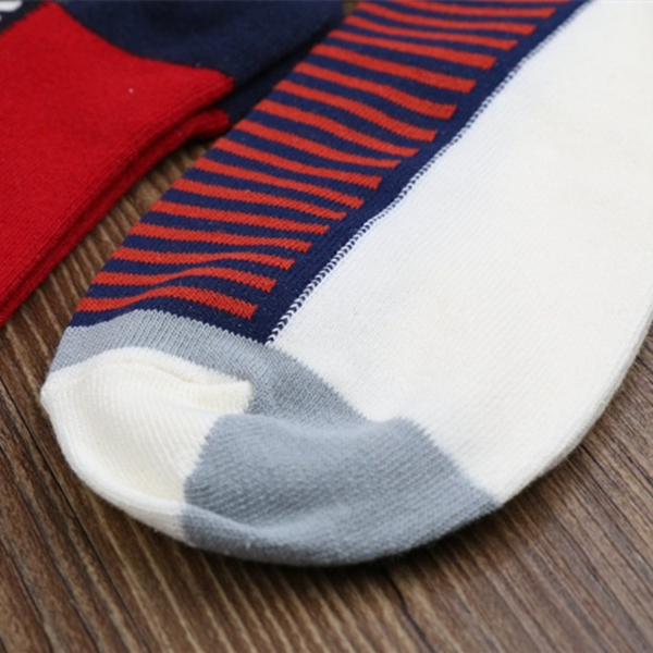 Women-Ladies-Cotton-Stripe-Ankle-Socks-Patchwork-Striped-Comfortable-Boat-Socks-1128012