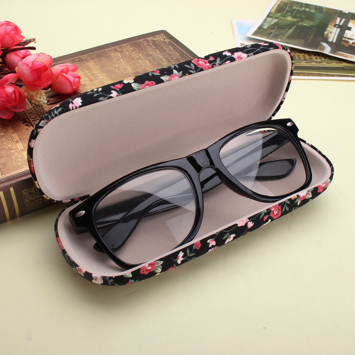 Hard-Sunglass-Glasses-Box-Floral-Reading-Glasses-Storage-Spectacle-Glasses-Case-1028006