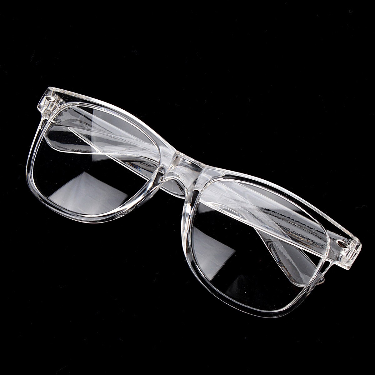 Unisex-Plastic-Transparent-Frame-Glasses-Retro-Plain-Lens-Eyeglasseess-1065770
