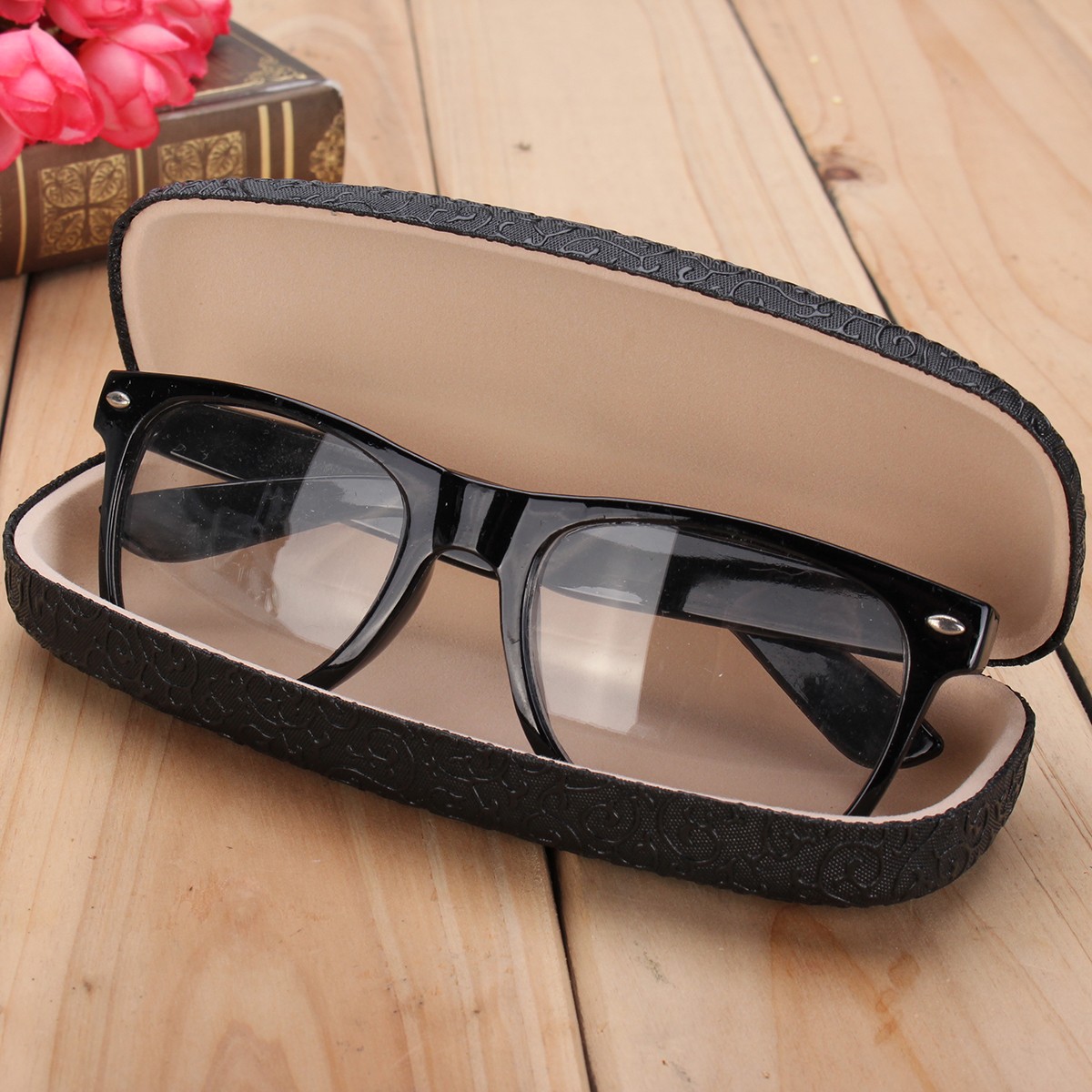 Vintage-Hard-Sunglass-Glasses-Box-Lace-Pattern-Reading-Glasses-Storage-Spectacle-Glasses-Case-1028007